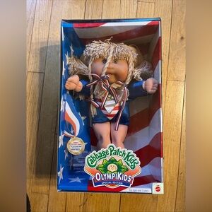 vintage 1996 NIB Cabbage Patch Kids Olympikids special edition gymnast-“Joannie”